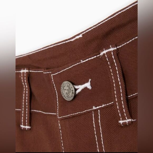 Nike Life Straight Leg Carpenter Pants Cacao Wow - Picture 2 of 14